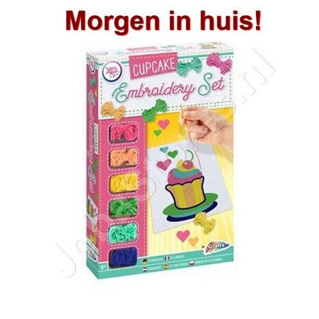 Kit de broderie Grafix 26x17cm (Cupcake)