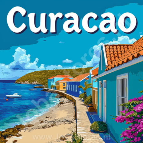 Diamond Painting Vakantie liefde - Curacao