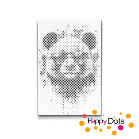 HappyDots DOT Painting Gekke dieren - Panda