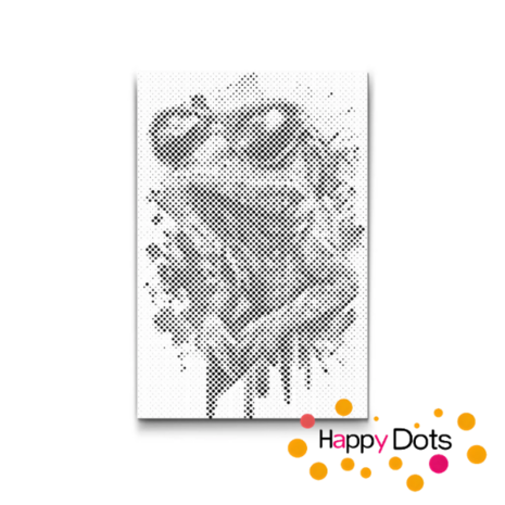 HappyDots DOT Painting Gekke dieren - Kameleon
