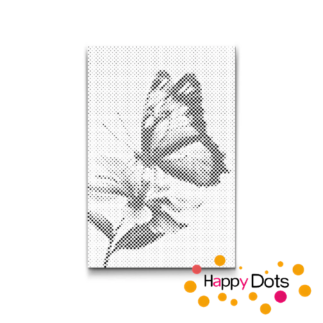 HappyDots DOT Painting Bloemen met Vlinders 03