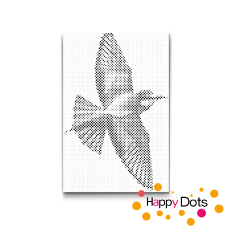 HappyDots DOT Painting Vogels 05 - 20x30cm