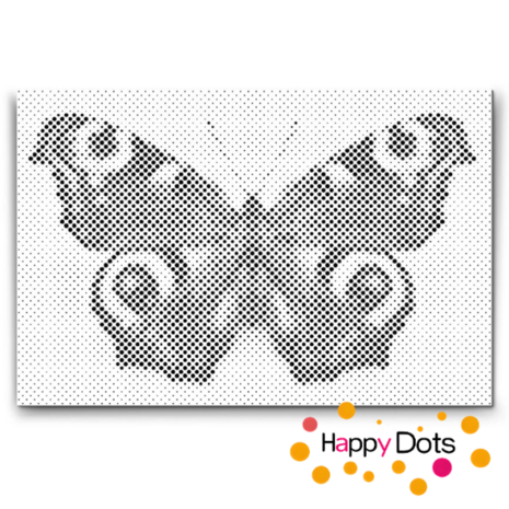 HappyDots DOT Painting Vlinders 08 - 40x60cm