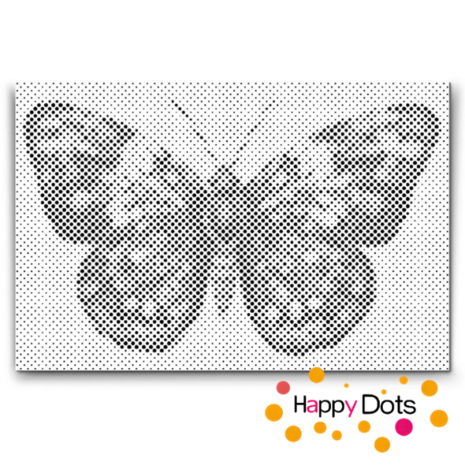 HappyDots DOT Painting Vlinders 15 - 40x60cm