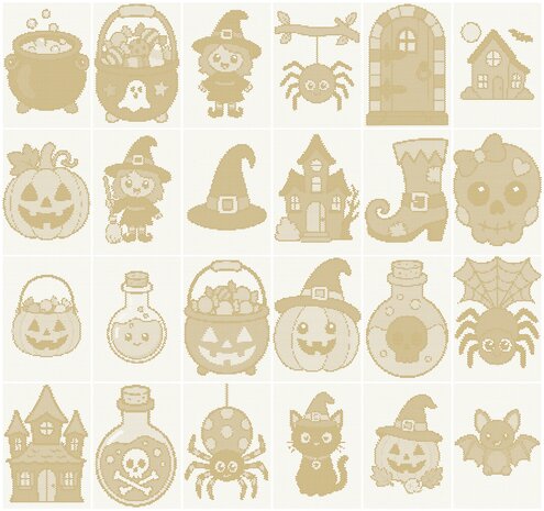 HappyDots DOT Painting Valuepack Halloween (24 stuks)