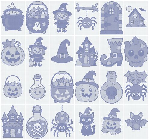 HappyDots DOT Painting Valuepack Halloween (24 stuks)