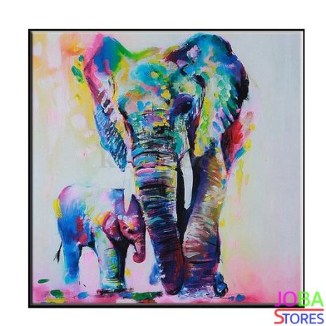 Diamond Painting Olifant 40x40cm