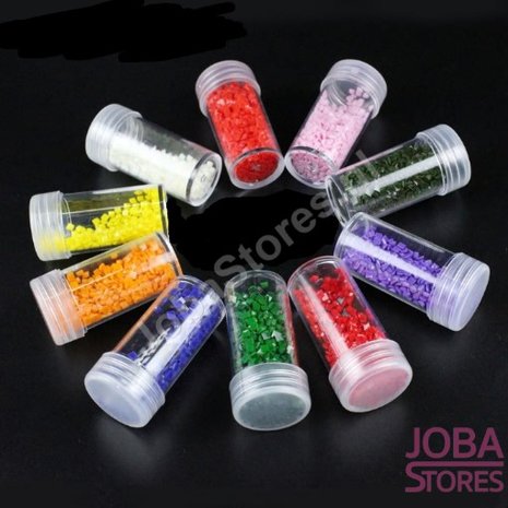 Diamond Painting Pots en vrac / de remplacement pour &eacute;tui de rangement de luxe (24 pi&egrave;ces)