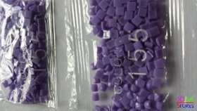 Numéro 155 Carré Diamant Peinture Strass