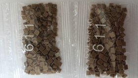 Ronde steentjes nummer 611 (klein)