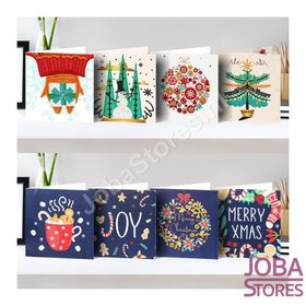 Diamond Painting Set de cartes de Noël 11 (8 cartes)