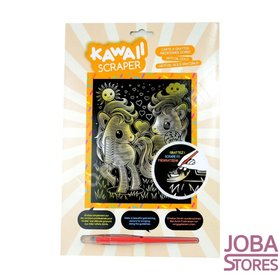 Kras Tekening Junior "Sequin Art" Ponies Goud