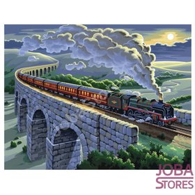 Schilderen op nummer "Sequin Art" Senior Trein