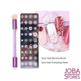 Set de tampons pour vernis à ongles Easy Stamp 01