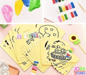 Dessins sur sable XXL 28x21cm (7 pièces)