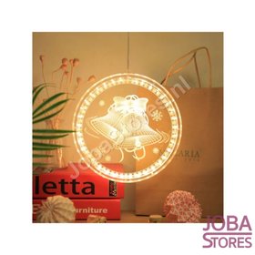 Lampe de Noël Cloche Ronde (21cm)