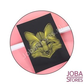 Scratch Dessin Animaux Or 02 (21x15cm)