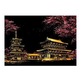 Dessin à gratter Large P (41x28cm)