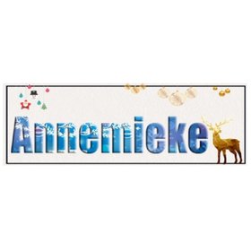 Custom Diamond Painting Lettres de Noël 008 (avec votre propre nom ou texte)