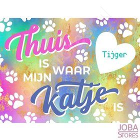 Diamond Painting Custom Katje Regenboog (Groot Formaat)