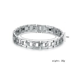 Bracelet Magnétique Acier (femme) Katy 01 (10mm)