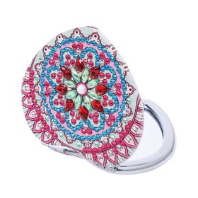 Miroir de maquillage pour peinture au diamant 005 (coeur)