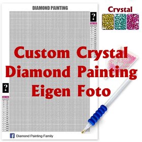 *Diamond Painting Own Photo Crystal - Pierres carrées (Custom) (Full)