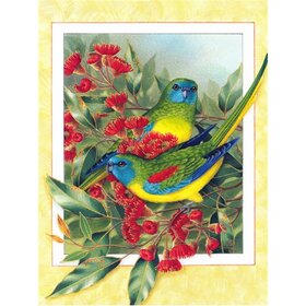 Diamond Painting Oiseaux pittoresques 04 (taille et forme des pierres de votre choix)