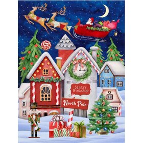 Diamond Painting Christmas - North Pole (taille et forme des pierres au choix)