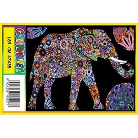 ColorVelvet Velvet coloriage grand n° L89 avec marqueurs (47x35cm)