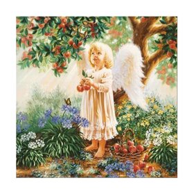 Diamond Painting Petits Anges 03 (choisissez la taille et la forme des diamants)