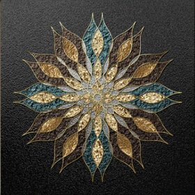 Diamond Painting Fleur Abstrait