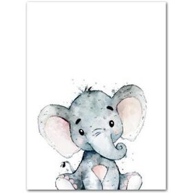 Diamond Painting Cartoon - Bébé Éléphant