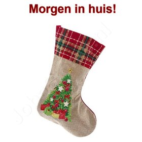 Diamond Painting Noël Chaussette 02 (Sapin de Noël/30cm)