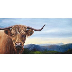 Diamond Painting Vache des Highlands écossais