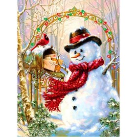 Diamond Painting Noël - Bonhomme de neige 02