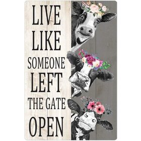 Diamond Painting Porte - Vaches