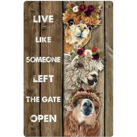 Diamond Painting Gate - Alpagas