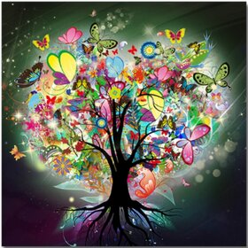 Diamond Painting Arbre Coloré 03