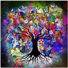 Diamond Painting Arbre Coloré 05