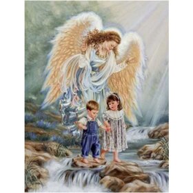 Diamond Painting Ange avec Enfants 11