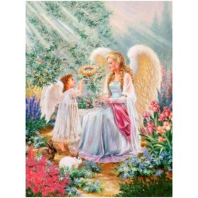 Diamond Painting Ange avec Enfants 12