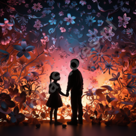 Diamond Painting Silhouettes Colorées 04