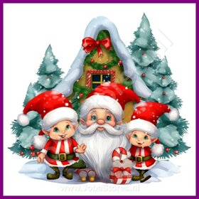 Diamond Painting Lutins de Noël 03