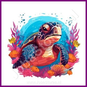 Diamond Painting Mignonne Tortue 01