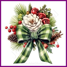 Diamond Painting Nœud de Noël 04