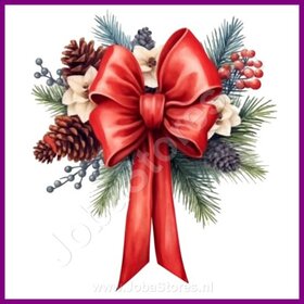 Diamond Painting Nœud de Noël 06