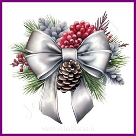 Diamond Painting Nœud de Noël 09