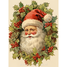 Diamond Painting Père Noël Vintage 02