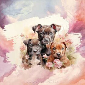 Diamond Painting Aquarelle Chien - Boxer 01